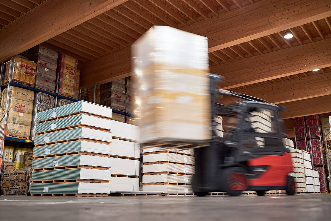 Wälderhaus Baustoffe Lager Gipsfaserplatte Dämmstoffe