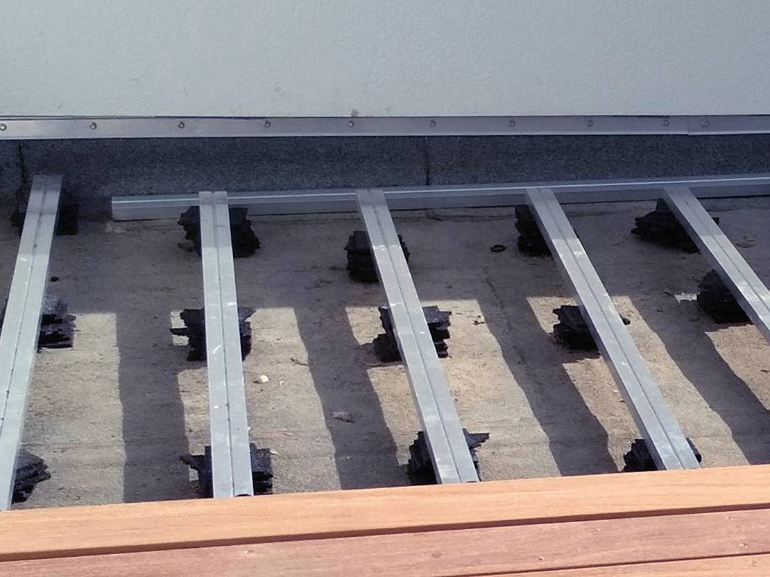 Alu Unterkonstruktion Terrasse