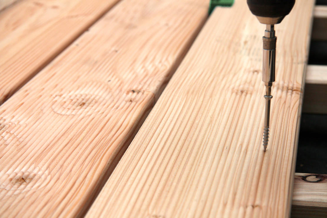 Holzterrassen Terrassenschrauben