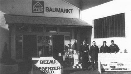 Eröffnung Profi Baumarkt Bezau 11.10.1986